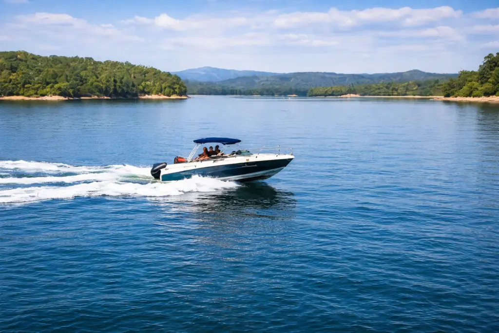 how deep is lake lanier Lake Blue Ridge Homes