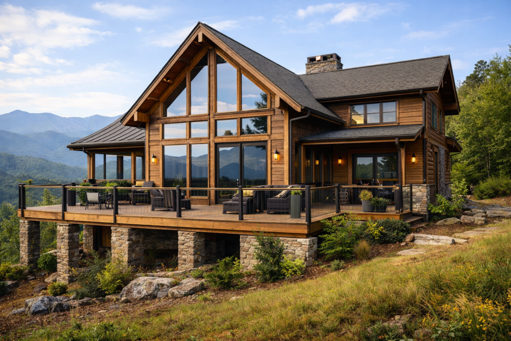 north georgia riverfront homes